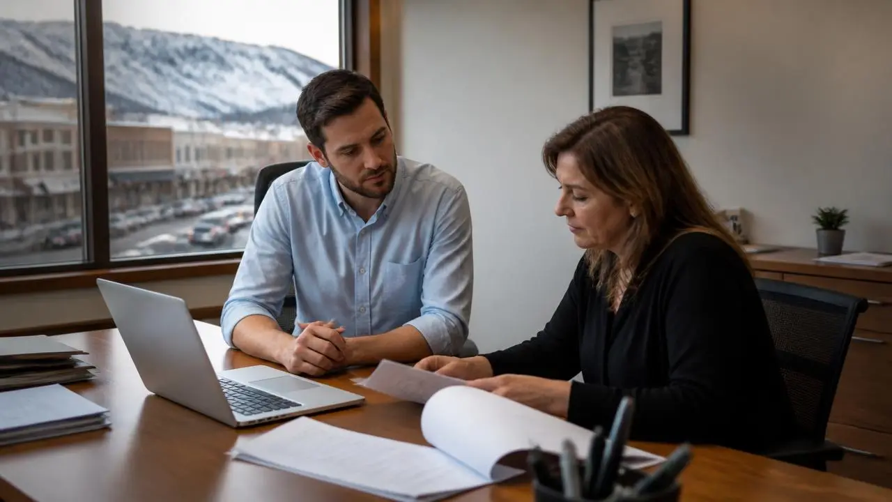 Professional office with staff at desks in Cedar City, Utah — business insurance, BOP, general liability and workers' comp for Cedar City, Utah 84720 employers