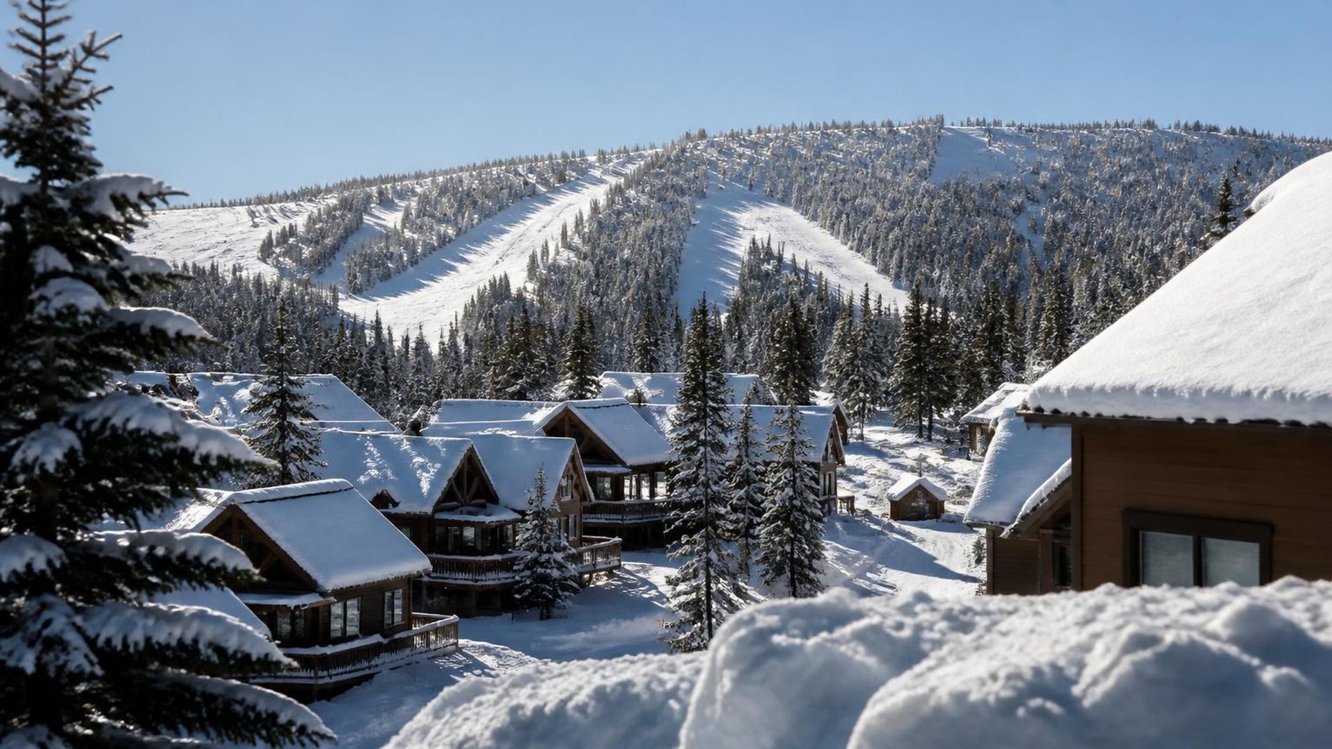 Snow-covered cabins and lodges below the ski mountain at Brian Head, Utah (ZIP 84719) — ACA / Obamacare Marketplace health insurance, subsidies and off-Marketplace plans for Brian Head, Utah households