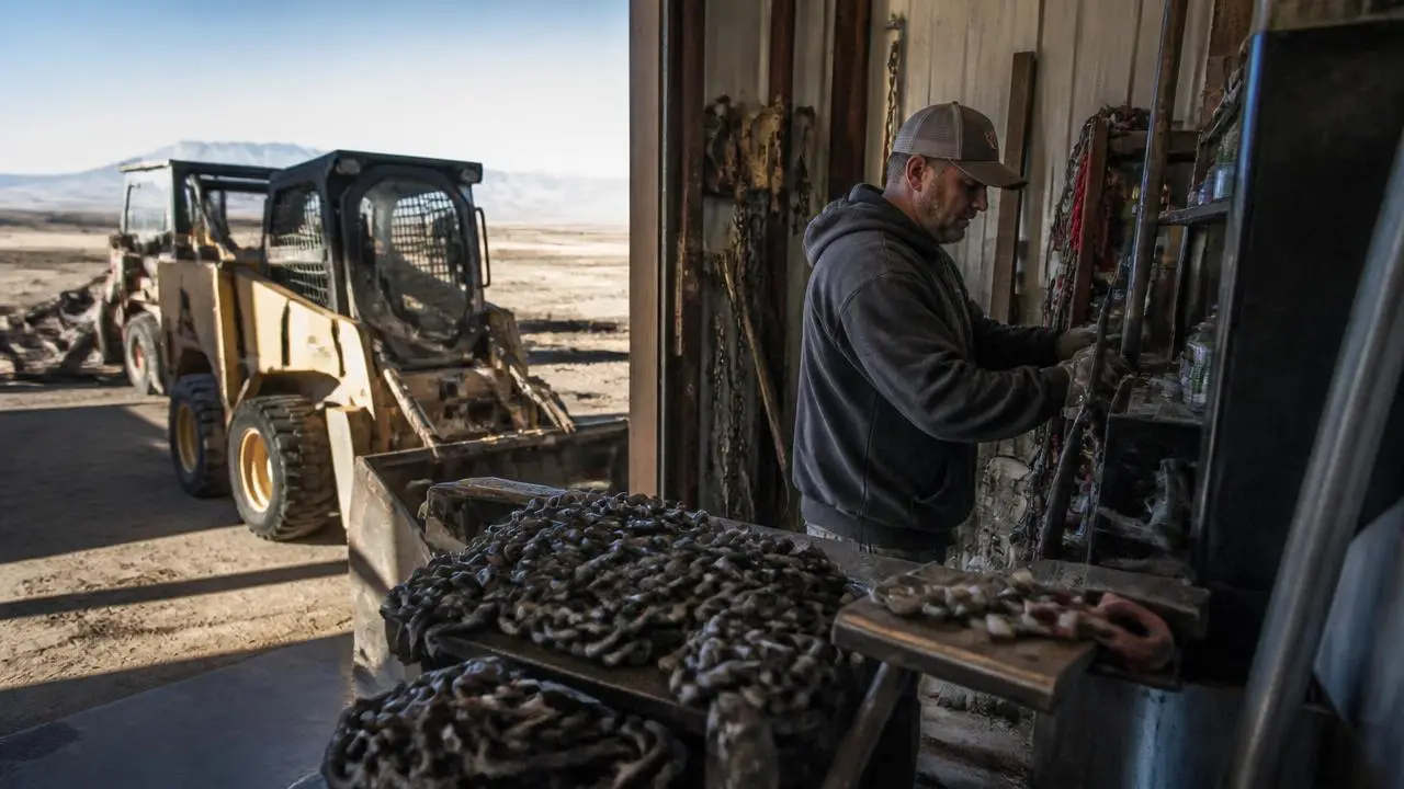 Equipment yard with tractors and trailers in Dammeron Valley, Utah — business insurance, BOP, general liability and workers' comp for Dammeron Valley, Utah 84783 employers