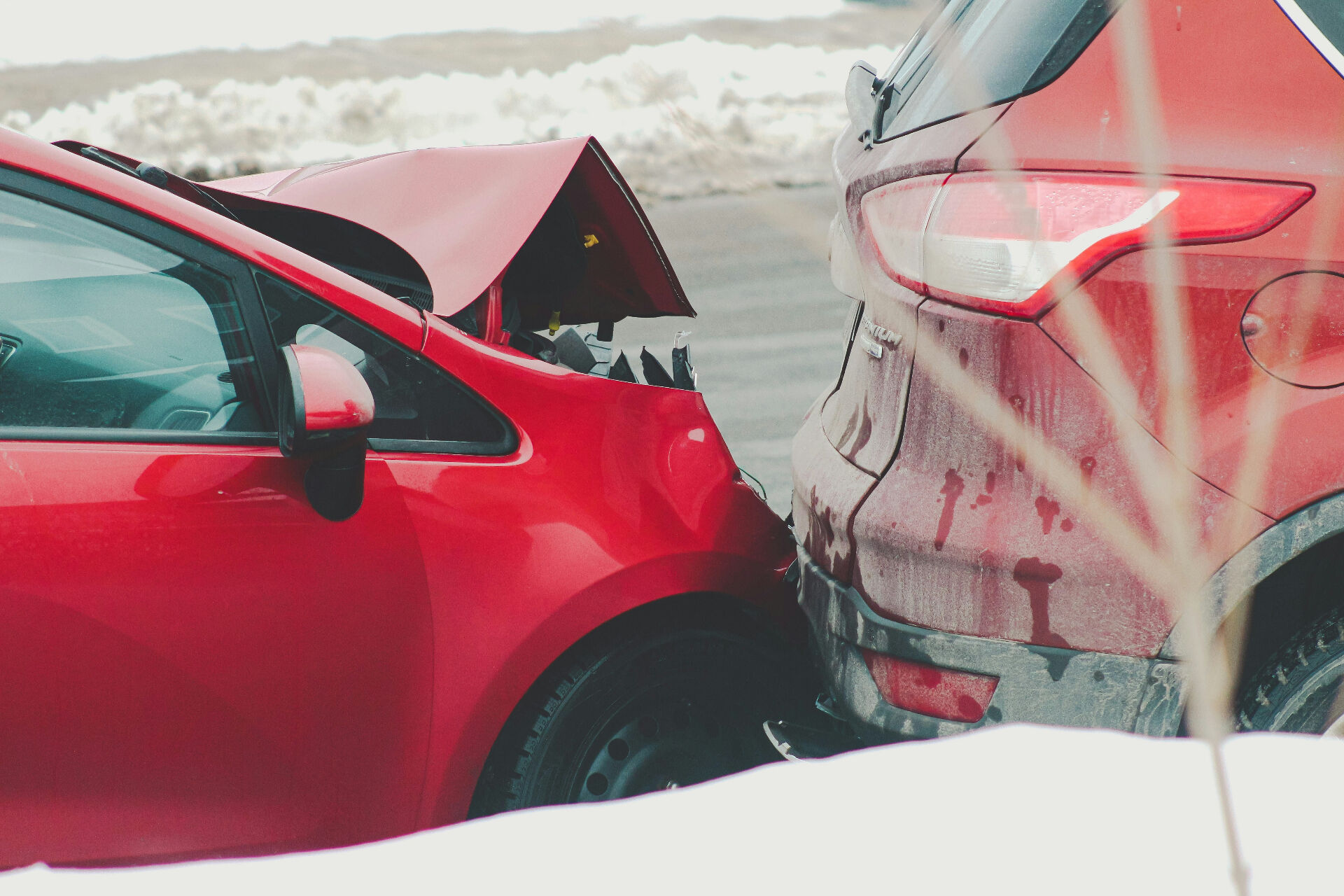 Two cars in a rear-end collision — auto insurance coverage in St. George, Utah