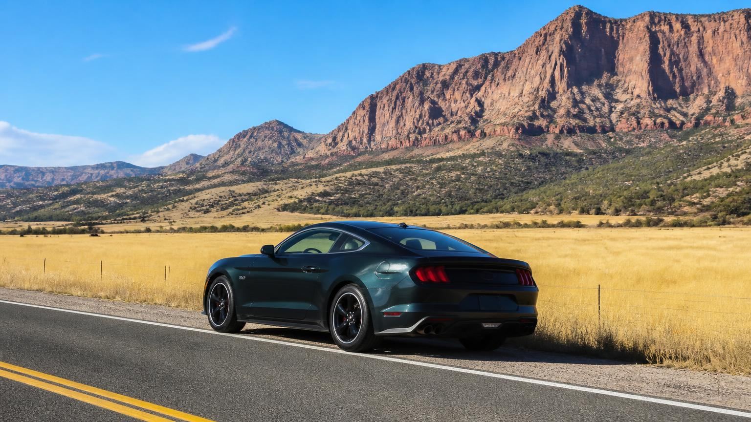 Car insurance in New Harmony, Utah (84757) — horse pastures and rail fences below the forested Pine Valley Mountains